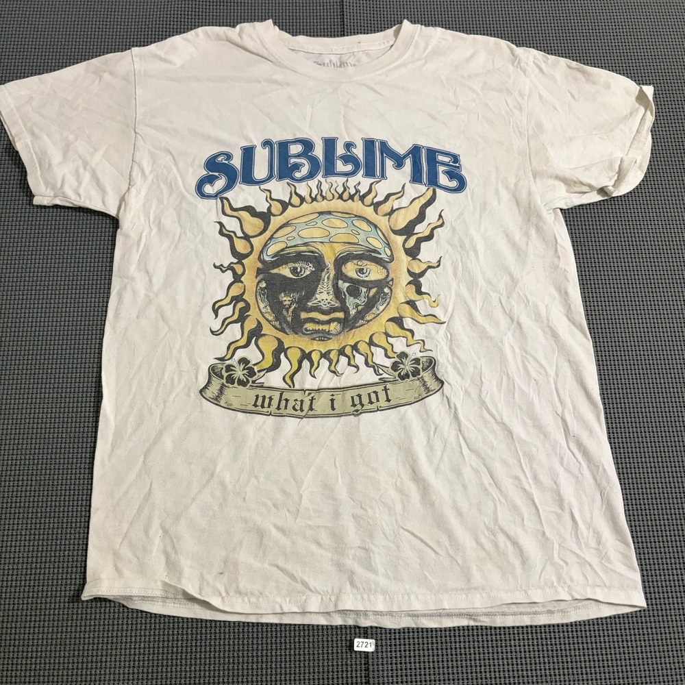 Sublime Sun What I Got Graphic T-Shirt White Size L